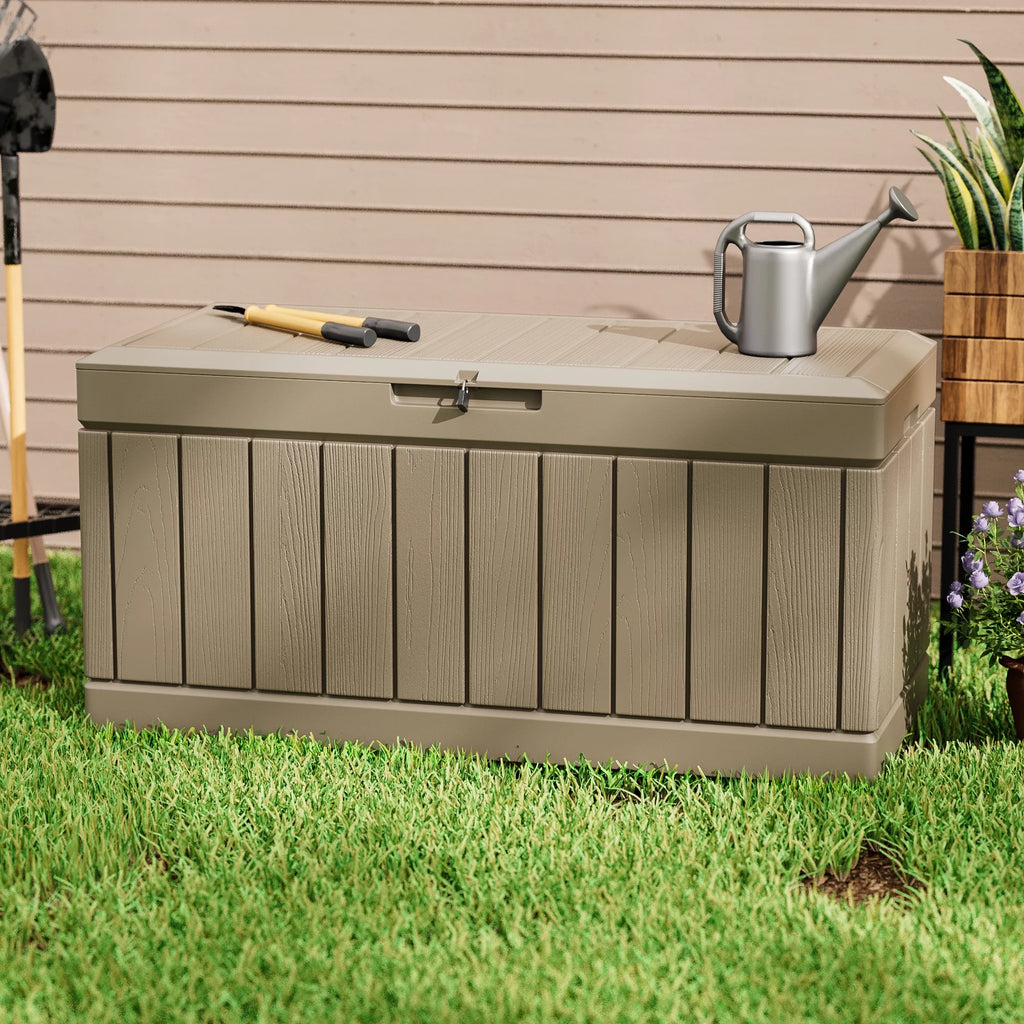 82 Gallon Resin Lockable Deck Box S44336