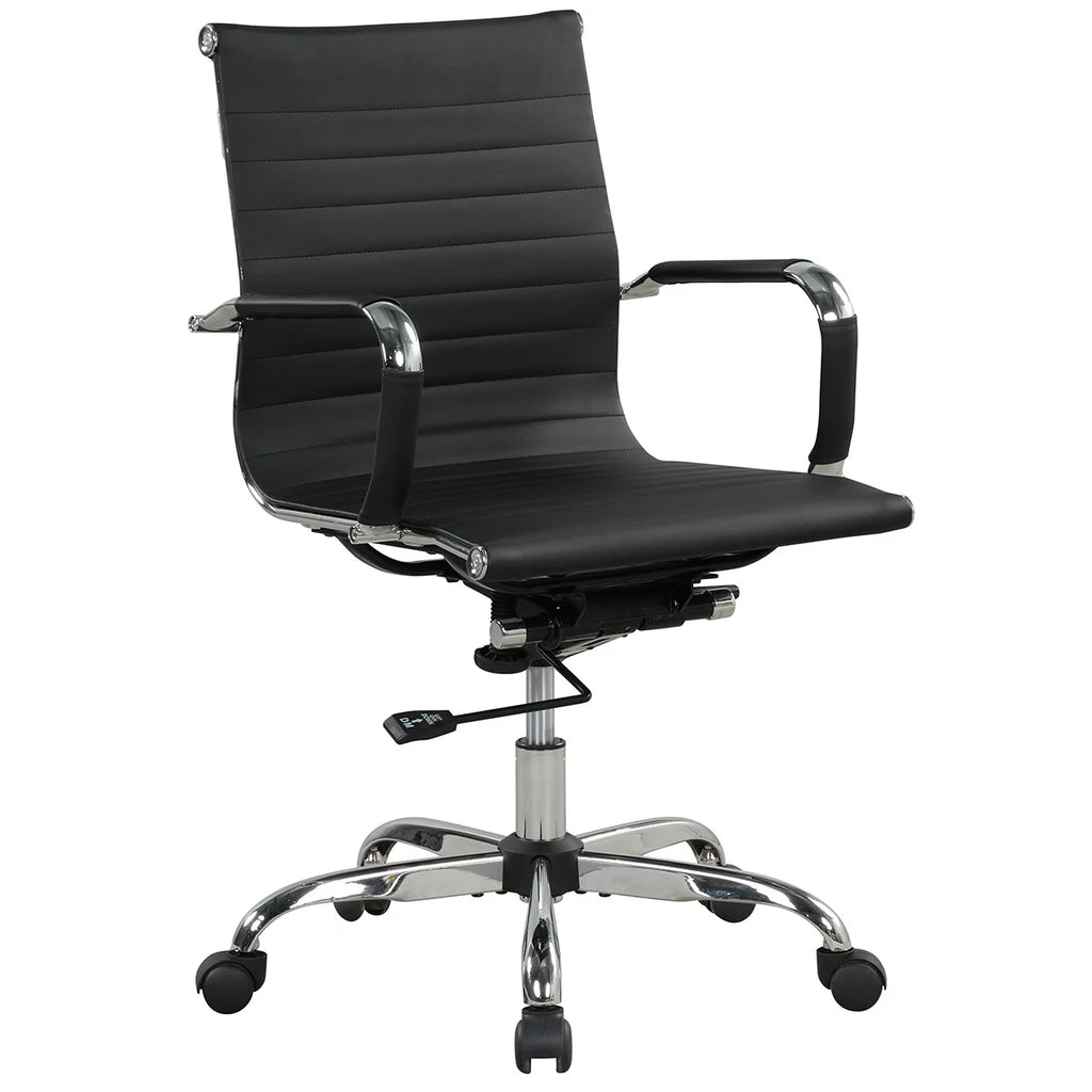 White PU Leather Office Chair M4747
