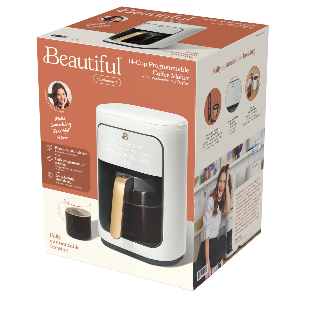 14-Cup Programmable Drip Coffee Maker with Touch-Activated Display K9593