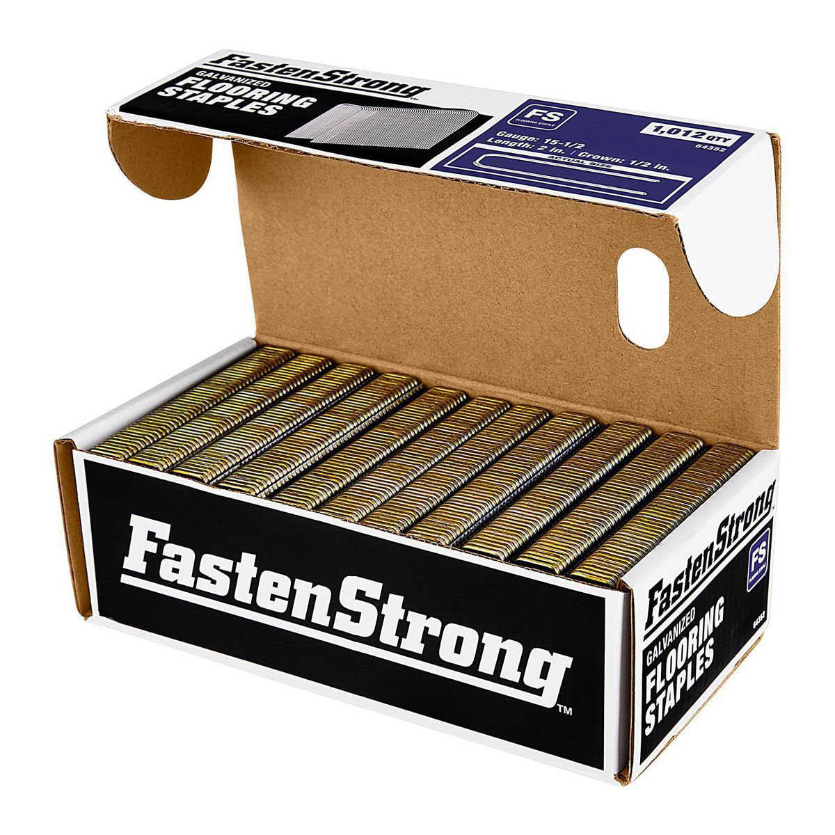 15-1/2 GA Flooring Staples, 1012 Piece Y1653