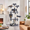 79-in Plush Cat Tree & Condo L7209