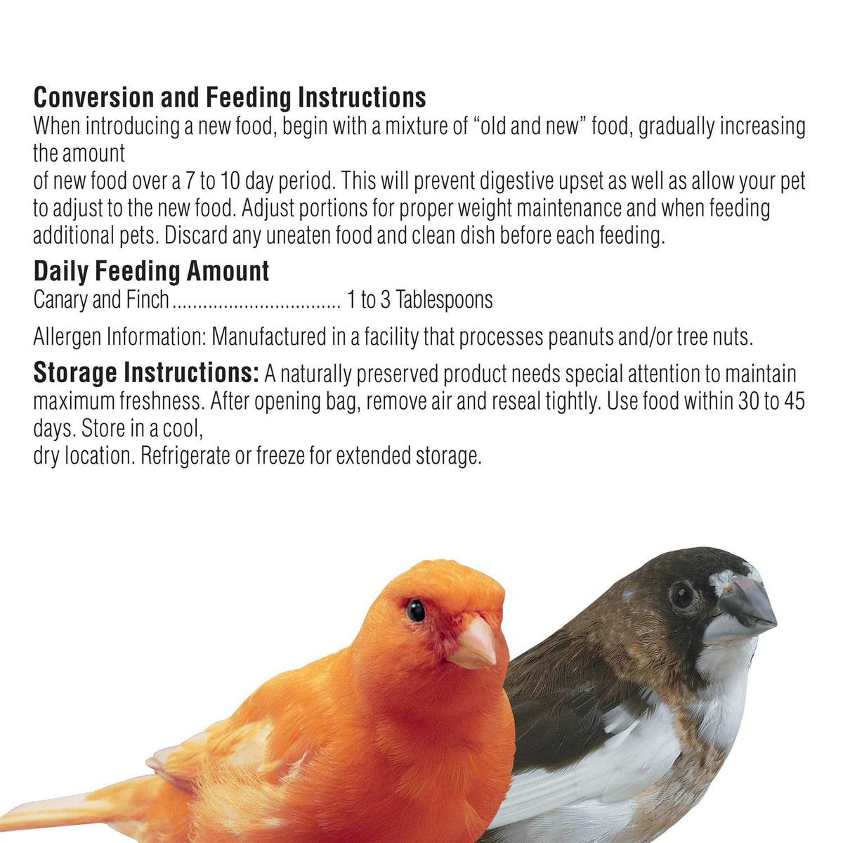 Canary Finch Food P331847