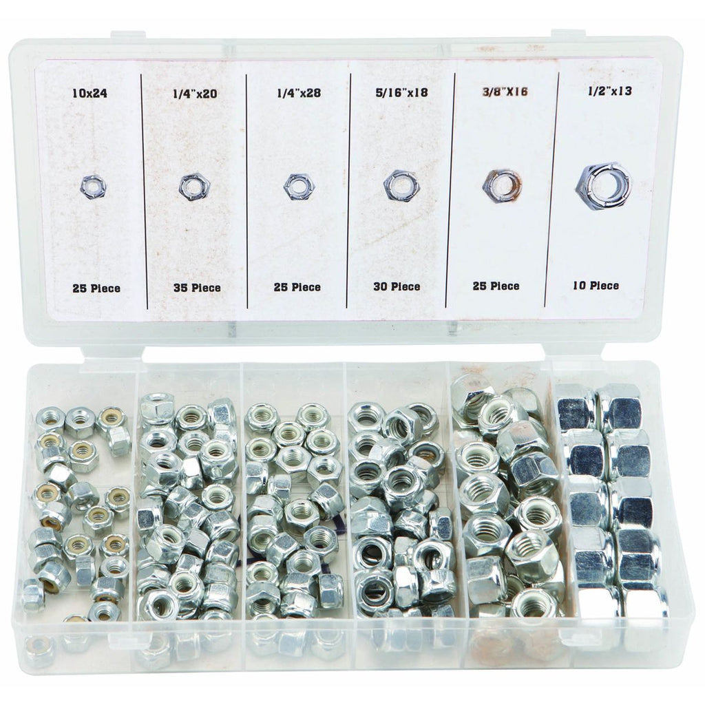 Nylon Locknut Set, 150 Piece X468294