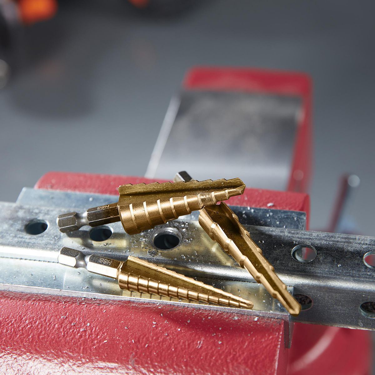 1/8 in. to 3/4 in. Titanium Step Drill Bit Set V605