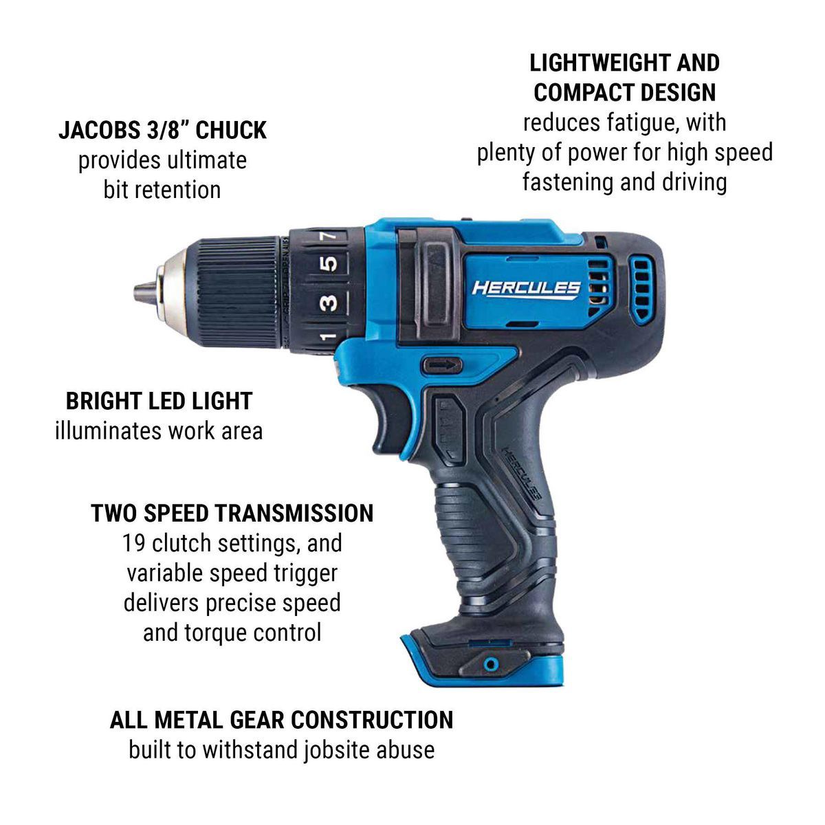 12V Cordless 3/8 in. Compact Drill/Driver U67893