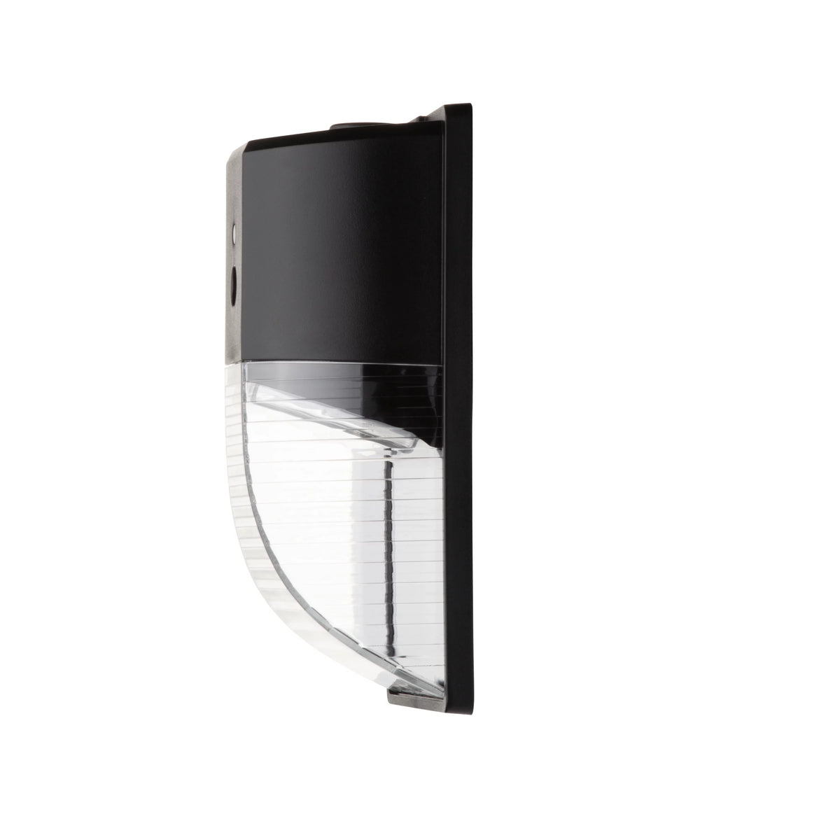 Direct Wire Pak Light with Clear Lens Cover, Dusk to Dawn, Black, 2000 Lumens, 120V P518