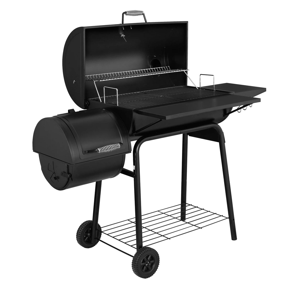 Charcoal Grill with Offset Smoker and Cover J43459