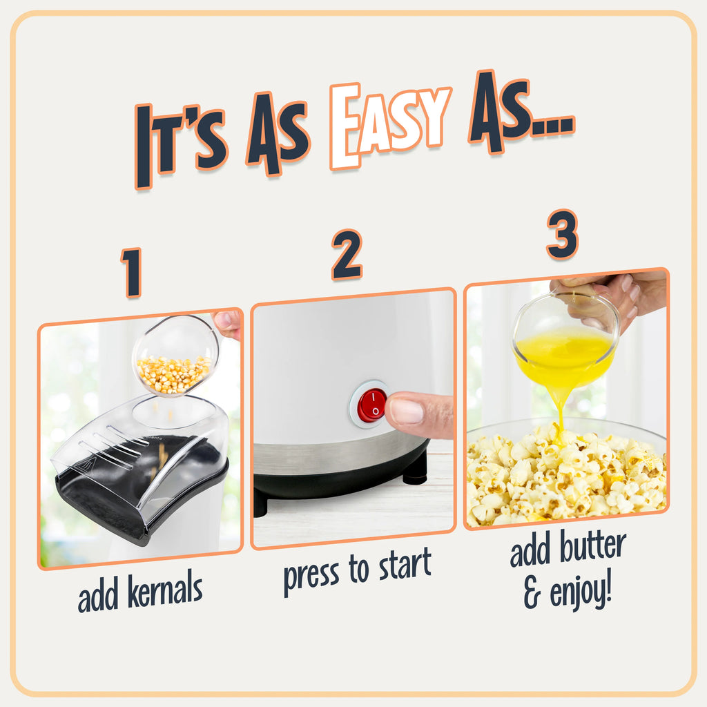 White Popcorn Maker U622