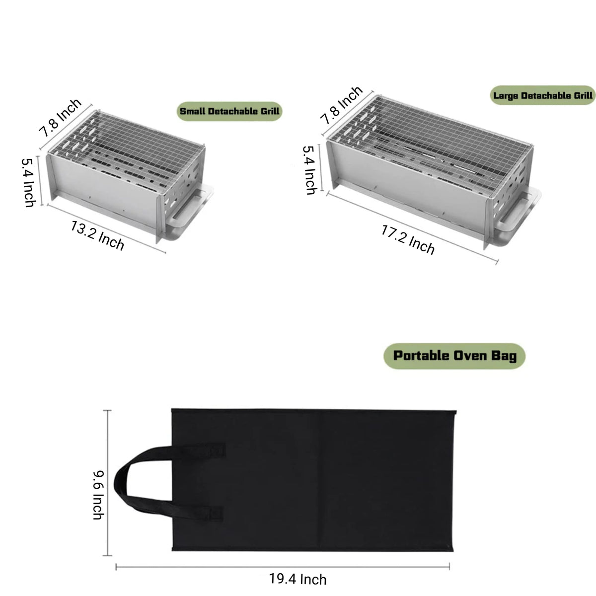 Portable Folding Charcoal BBQ Grill I300692