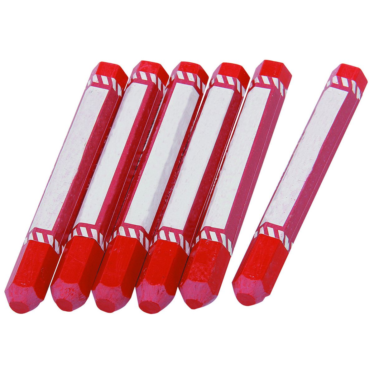 Red Marking Crayons, 6 Pack B1210