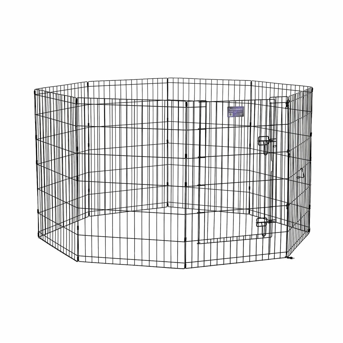 Black Exercise Pen with Door T368174
