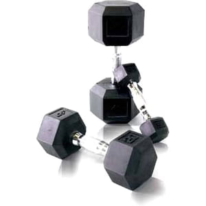 50lb Coated Hex Dumbbell P307669