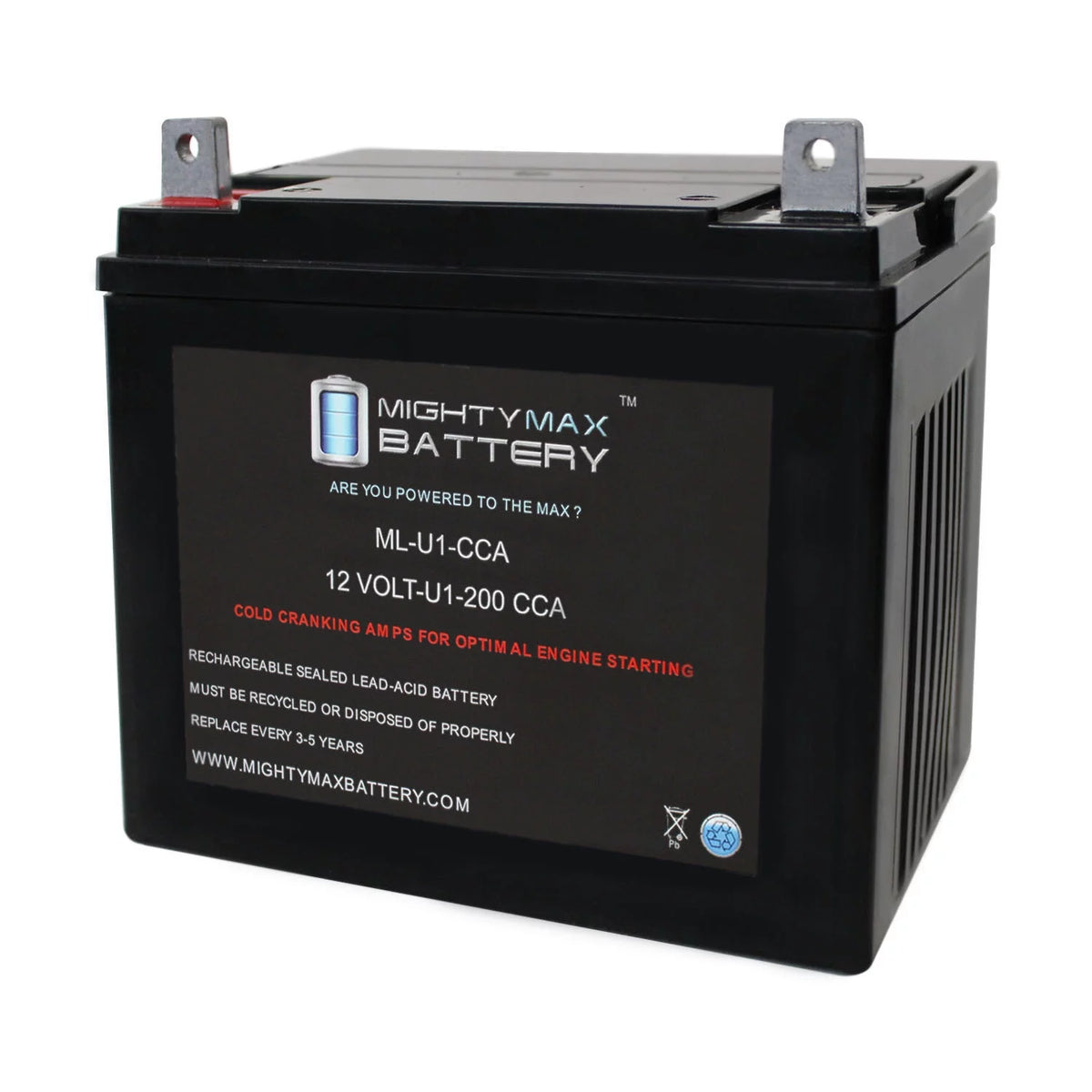 12V 200CCA Battery X5344