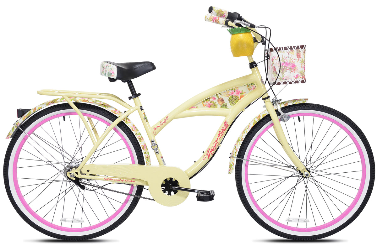 26 Inch 3-Speed Yellow Cruiser Bike I730