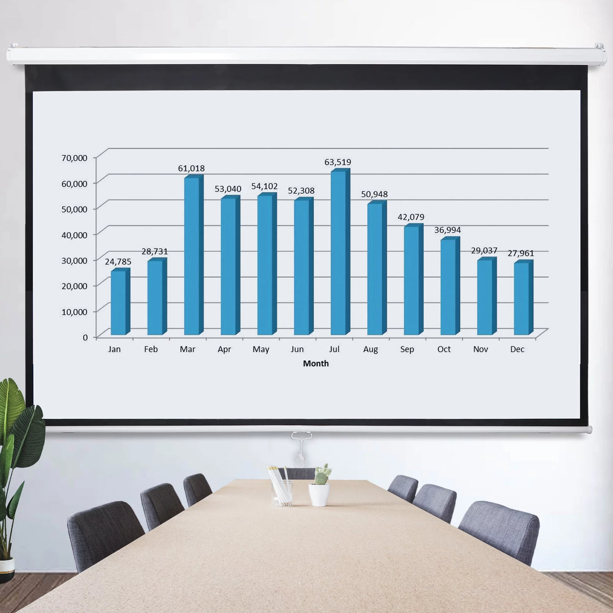 100in 16:9 Projection Screen I793