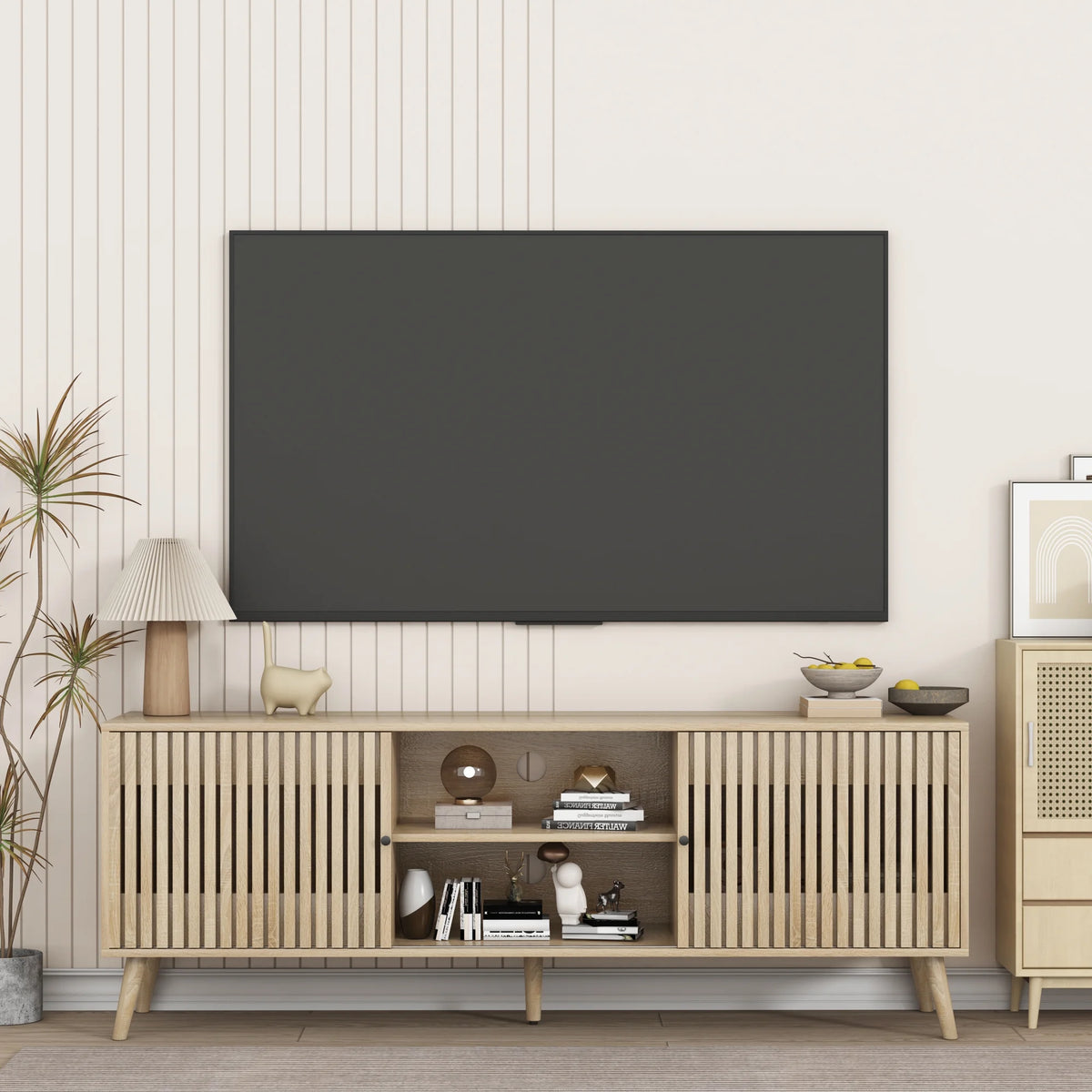 Wood TV Stand up to 70 S6206