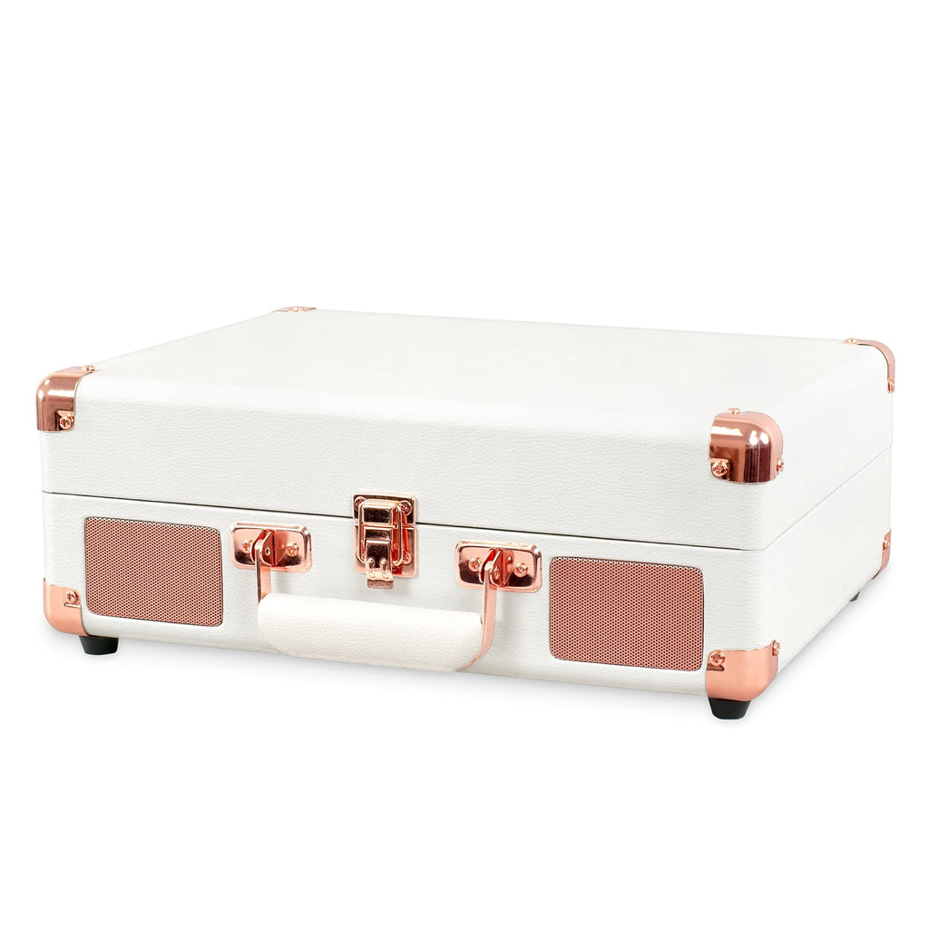 Bluetooth Suitcase Record Player with 3-speed Turntable Q450693