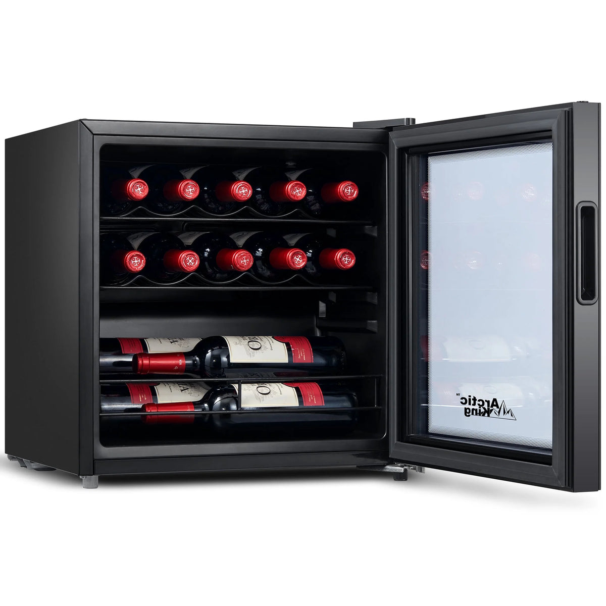 14-Bottle Wine Cooler with Glass Door E93977