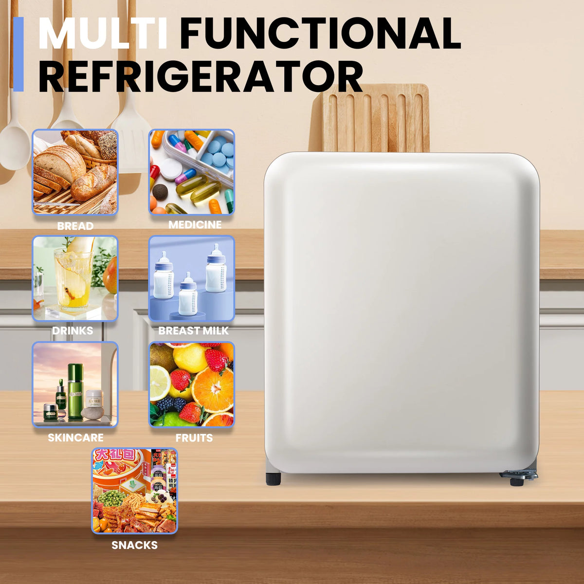 1.1 Cu.ft Compact Upright Freezer with Reversible Single Door S911