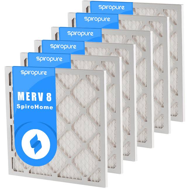11X11X1 MERV 8 Pleated Air Filters 6 Pack W76088