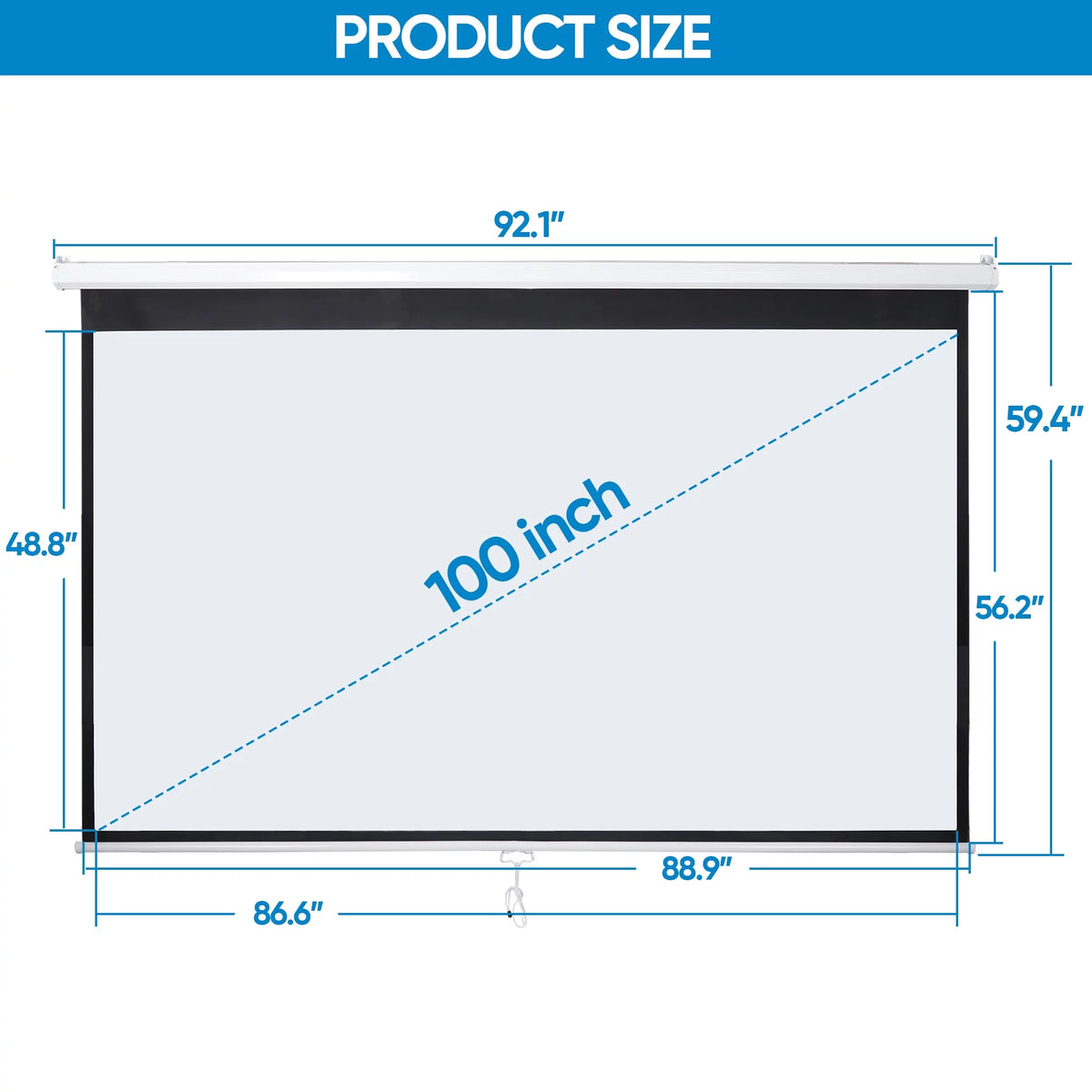 100in 16:9 Projection Screen I793