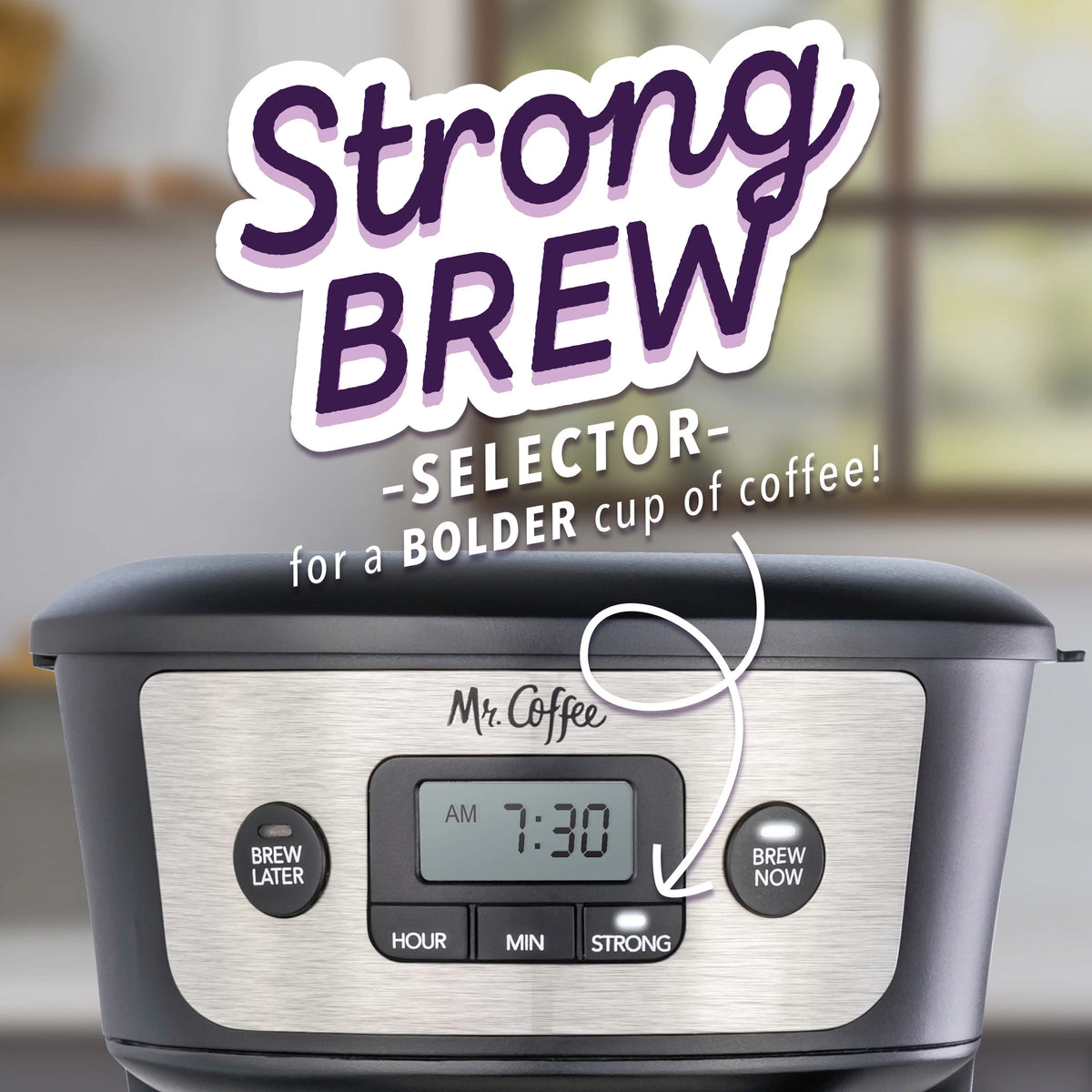 12-Cup Programmable Coffee Maker Stainless Steel F846310