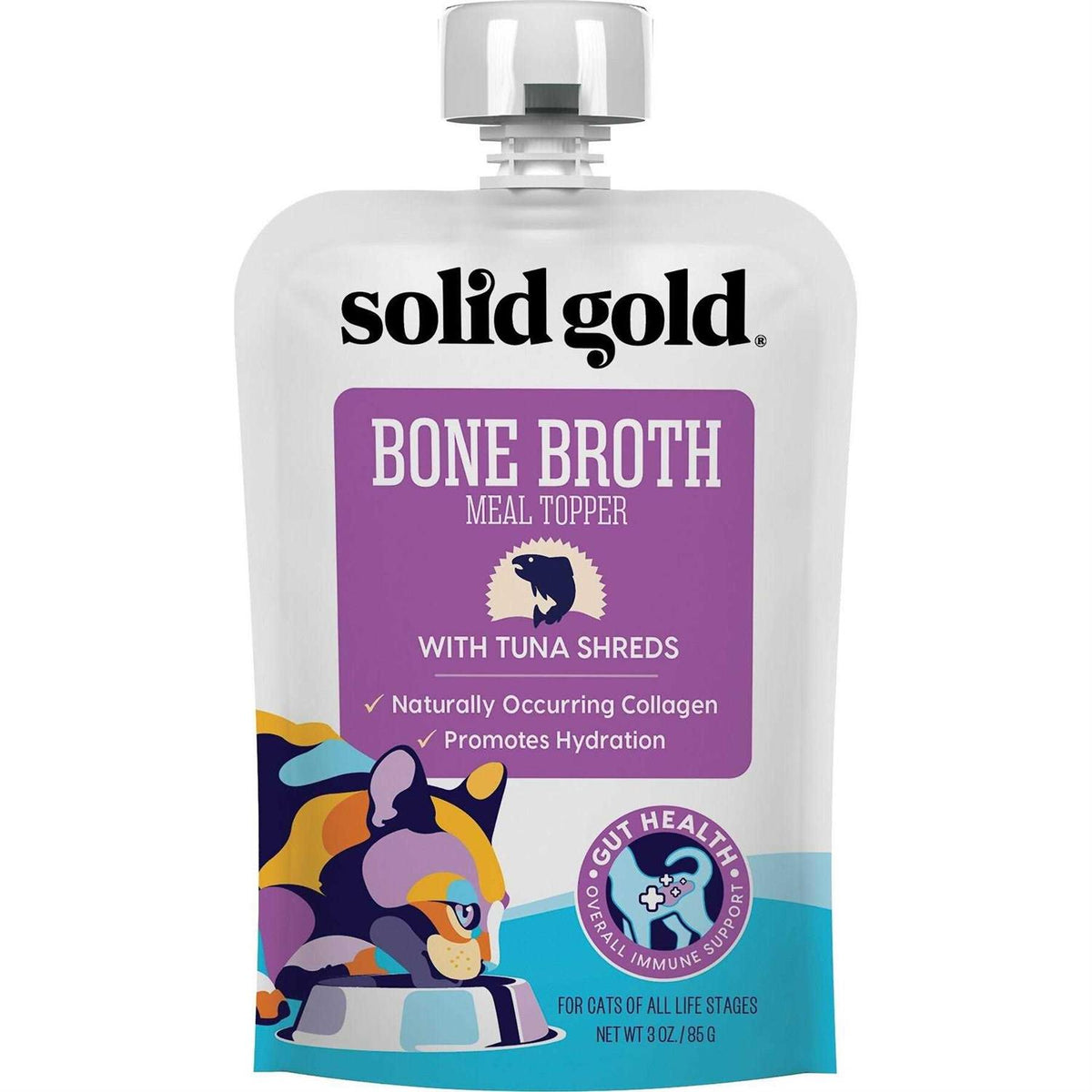 Solid Gold Bone Broth Shreds Meal Topper Q317026