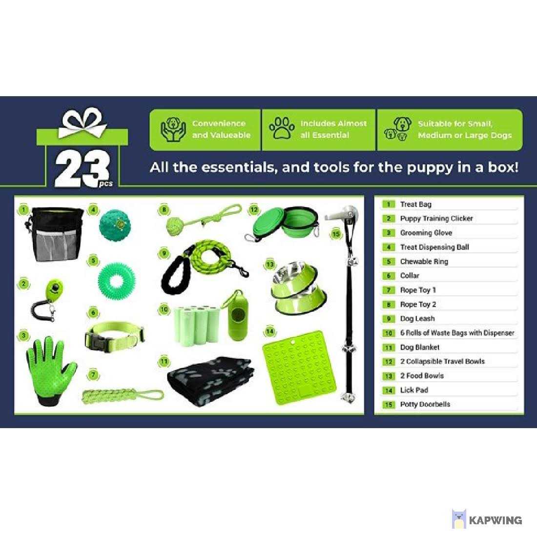 Puppy Starter Kit Dog Toys Dog Bed Blankets Grooming Tool R158