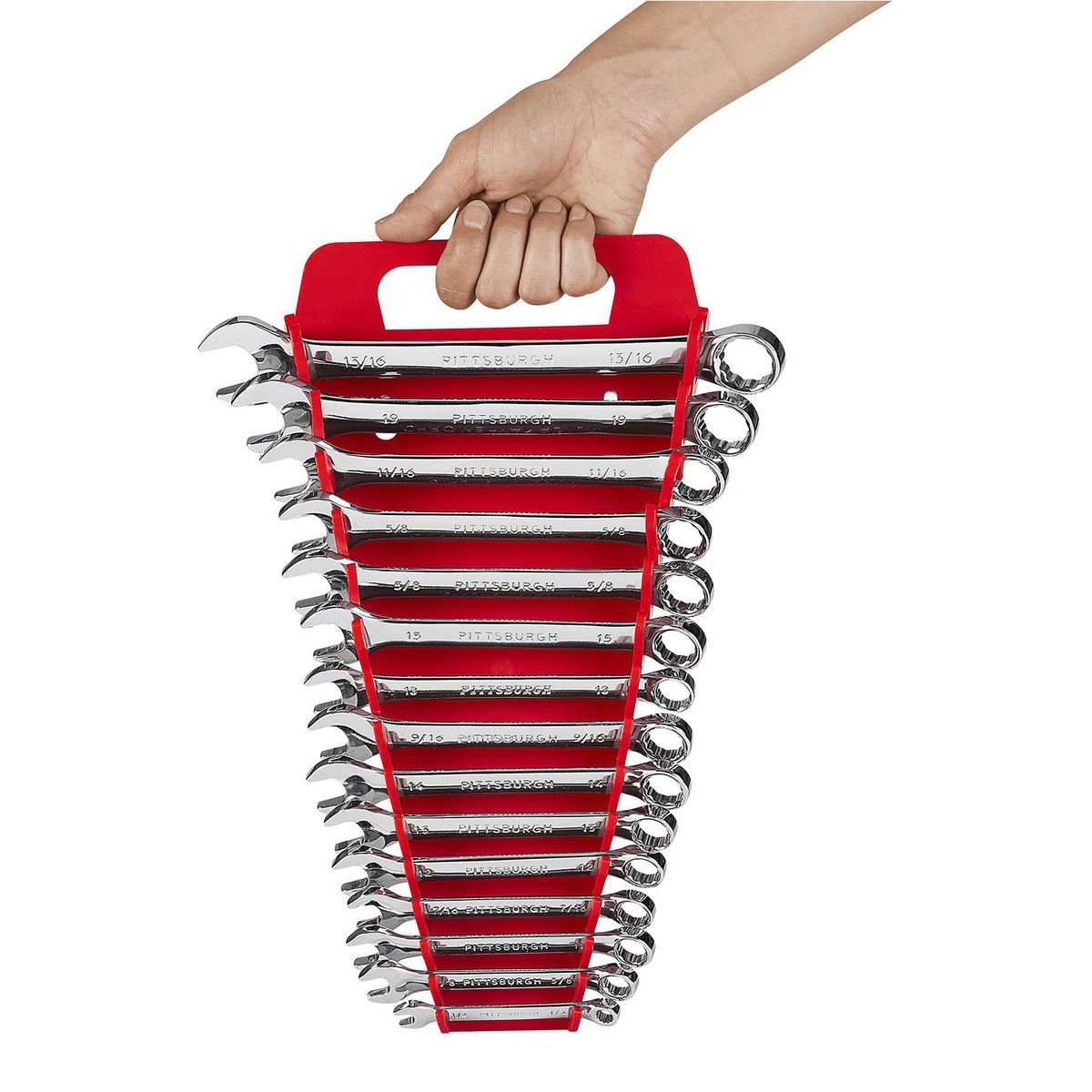 15-Slot Wrench Organizer, 2-Piece U1636