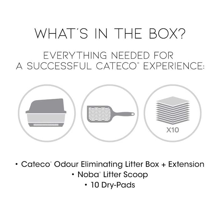 Odor-Eliminating Cat Litter Box Starter Kit G40409