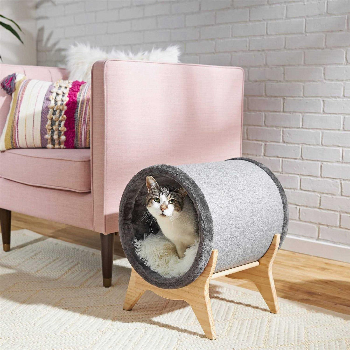 Modern Elevated Tunnel Cat Bed T193343