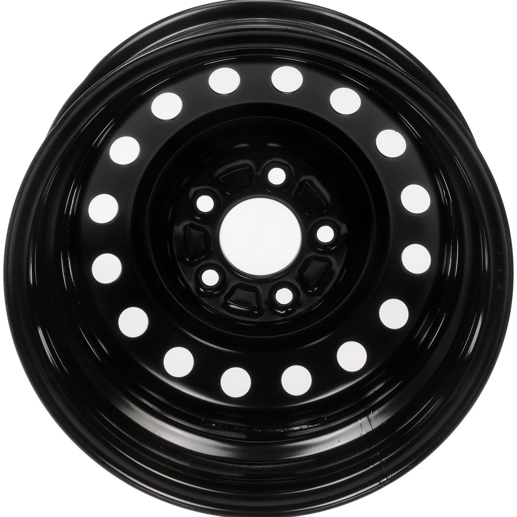 Steel 15 x 6-inch 5-Lug Black Wheel Rim A342
