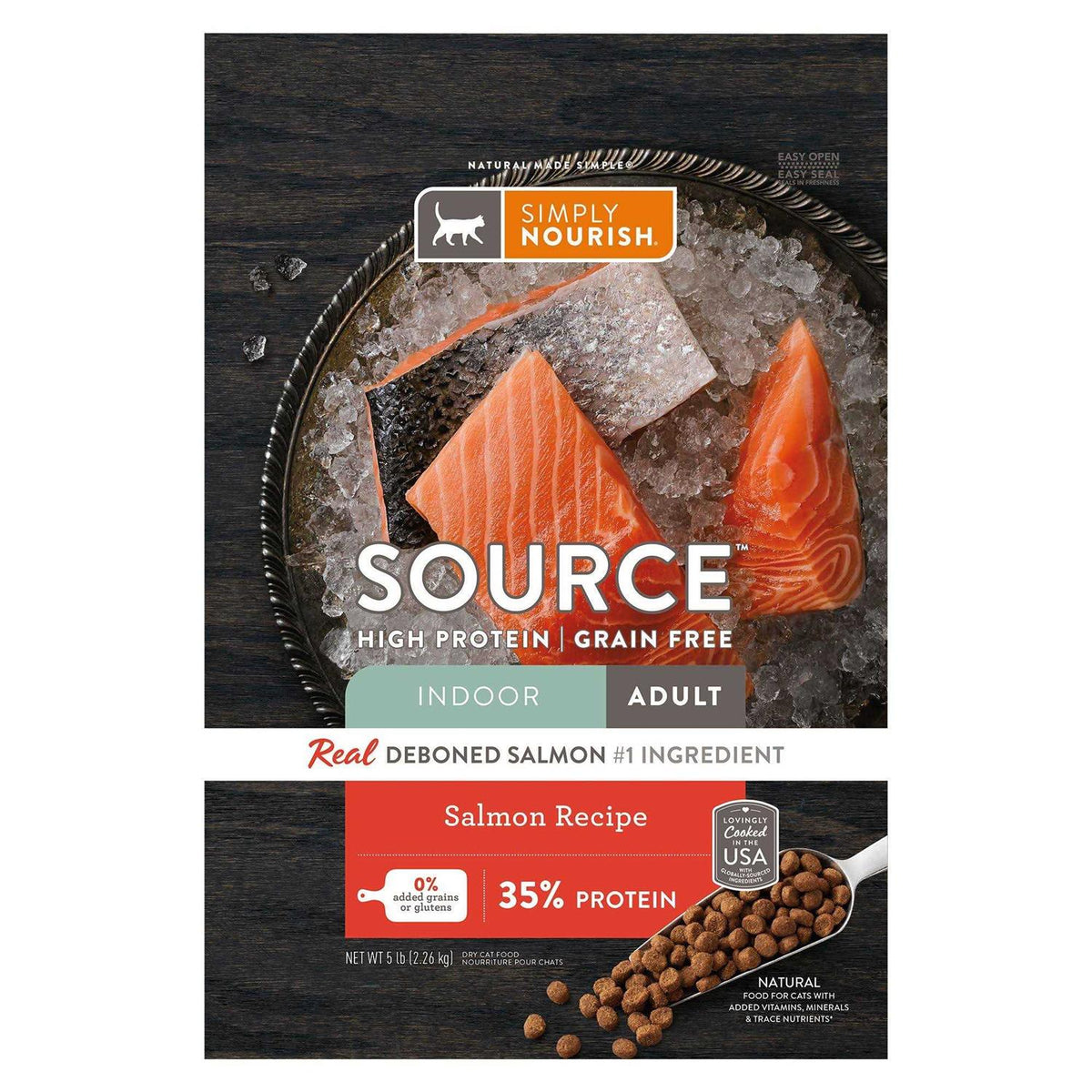 Indoor Cat Dry Food Salmon Natural C591