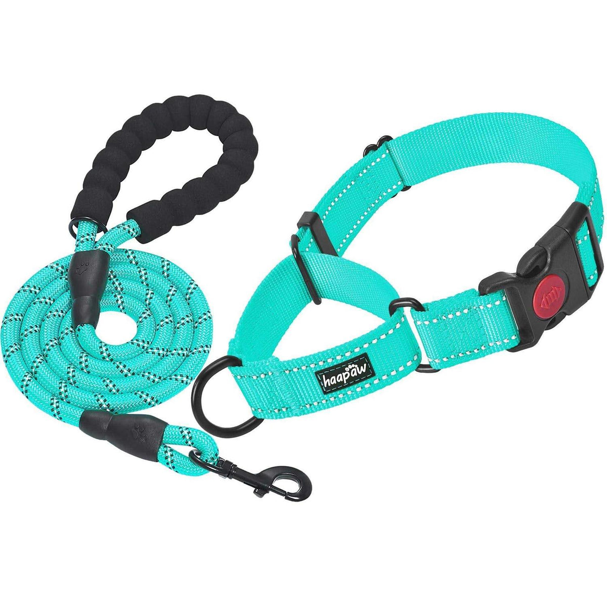2 Packs Martingale Dog Collar with Quick Release Buckle Reflective Dog Training Collars Q8570