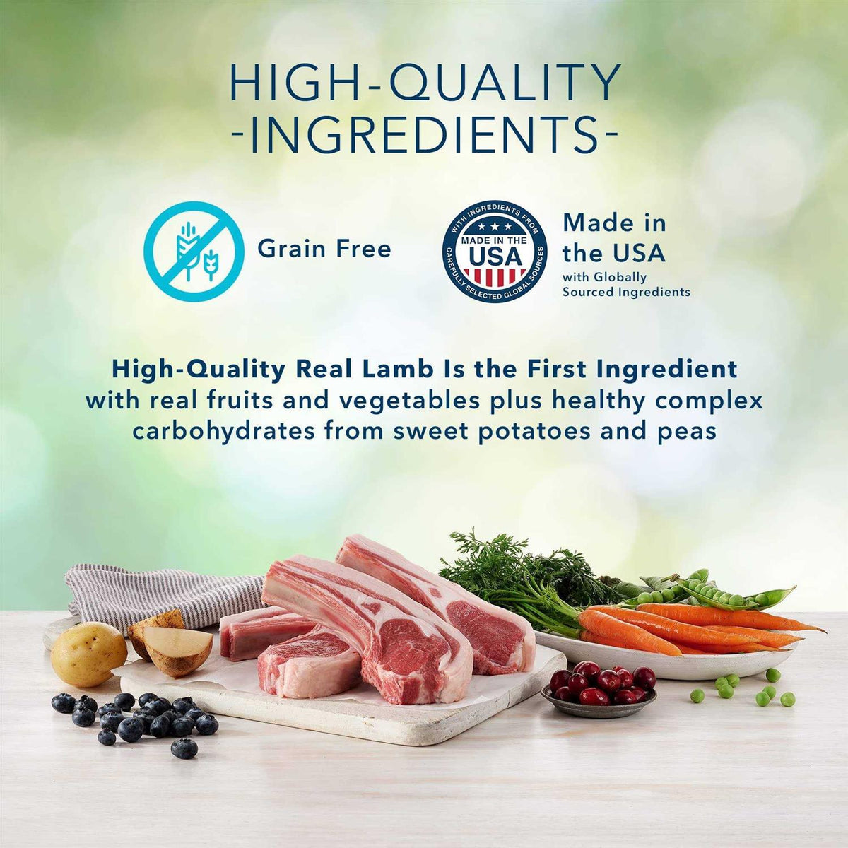 Grain-Free Lamb Recipe Dry Dog Food S757
